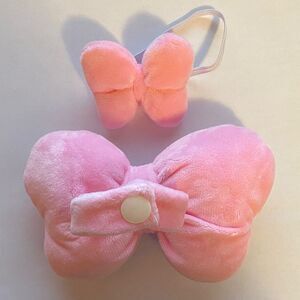Labubu Pink Bow Wings and Pink Head Bow Labubu Halloween Costume Labubu Outfit